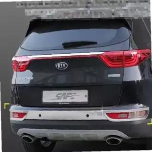 자동차 리어 범퍼 보호대 크롬 몰딩 포티지 전용 뒷범퍼 가드