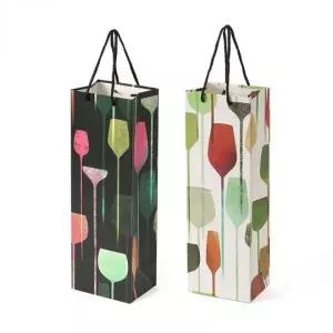 와인 병 휴대용 캐리어 토트백 가방