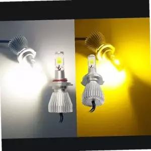 12V전용 엠프로빔 2컬러 LED안개등 2개 1세트 플렉시블 자동차튜브 자동차LED