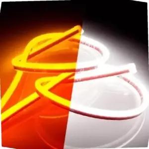 자동차 아이라인 바 튜닝 실리콘 네온기어 발광 장식 2WAY 조명