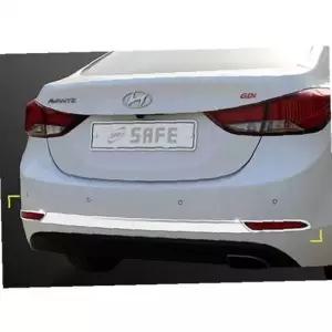 아반떼MD 리어 범퍼가드 크롬 뒷범퍼 몰딩 세트 자동차범퍼가드