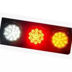 테일램프 고정형 24V 3구 배선 조명 자동차 스텐판 라이트