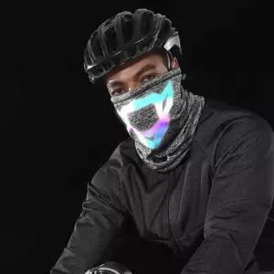 방한마스크 라이딩 빛반사 그레이 자전거 워머 마스 (WFGT93K)
