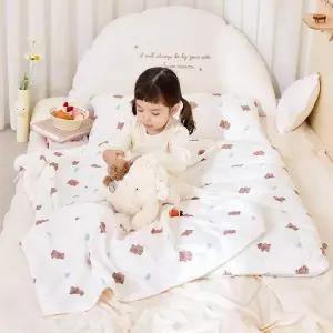 [베베누보] 극세사 발열 듀라론 양면 사계절 어린이집 낮잠이불