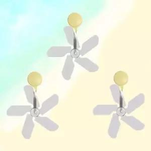 고품질 에어컨 공기순환팬 무동력 바람개비 부착형 날개 (WFKFFLX)