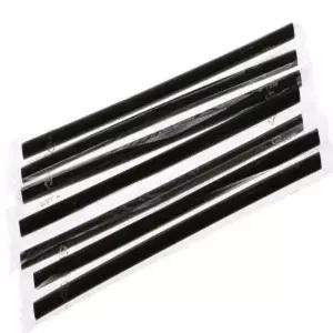 테이크아웃 스트로우 일자형 개별포장 500개 블랙