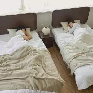 상일리베가구 빈센트 2100 호텔 트윈 침대 SS+SS+협탁1EA (본넬유로탑 매트포함)