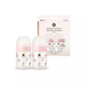 그린핑거 신생아 젖병 토끼 출산 선물 트윈팩 160ml BNS