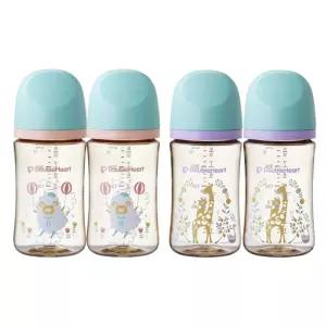 더블하트 3세대 노꼭지 아기 젖병 트윈팩 240ml 4개 BNA