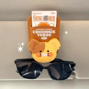 카카오프렌즈 춘식버스 선바이저 클립 선글라스 거치대