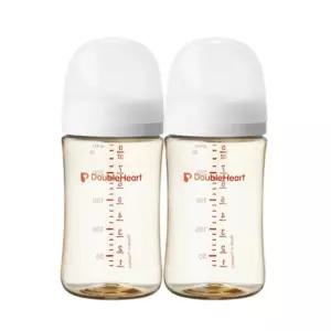더블하트 3세대 아기 젖병 240ml 젖꼭지 6개 화이트 BNA