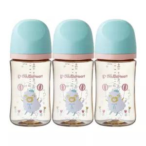 더블하트 3세대 디어프렌즈 젖병 240ml 하늘날꼬양 X3 BNA