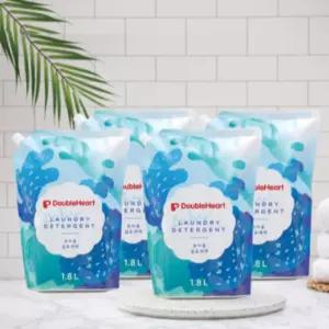 더블하트 아기 세탁 세제 리필 출산 준비물 1.8L 4개 BNA