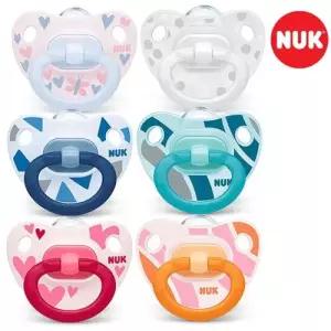 누크 클래식 해피데이 노리개젖꼭지2P /공갈젖꼭지/쪽쪽이 택1