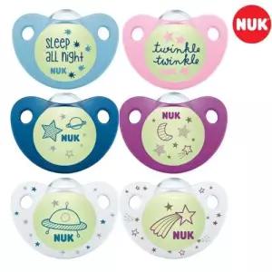 누크 나이트 앤 데이 야광 노리개젖꼭지(2개입) 공갈젖꼭지 / 쪽쪽이