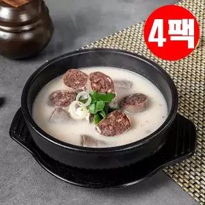 병천아우내 천안병천 순대국 4팩세트 780g(고기180g+국600g)*4