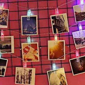 집게전구 EVW168D0 추억장식품 폴라로이드집게 프로포즈가랜드