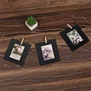 블랙 NQQ045Q4 2x3 종이 액자 종이액자틀 소형액자