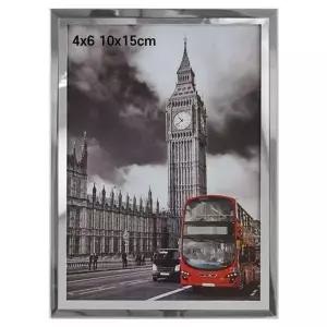 10x15cm OTN507M4 4X6 액자 실버라인 간편액자 다용도 크리스탈