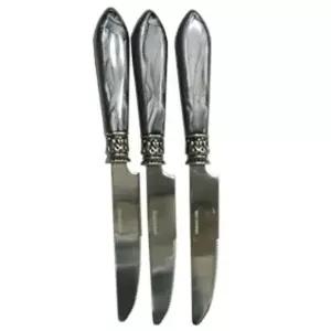 힘멜 051REF68 앤틱 디너 나이프 마블그레이 3개 잼 버터 빵칼