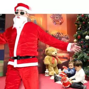 크리스마스 ZWB539B2 산타크로스 복장 코스튬 고급 산타복