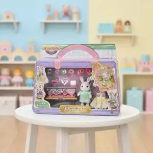 실바니안 패밀리 패션코디세트 타운걸 쥬얼 컬렉션 미니어처 장난감 토끼 인형 옷입히기 소품