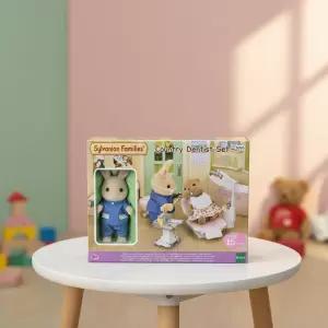 실바니안 패밀리 치과의사 세트 역할놀이 미니어처 토끼 인형 피규어 직업 병원놀이 장난감