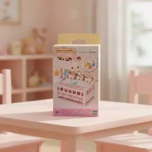 실바니안 패밀리 세쌍둥이 아기침대 모빌 세트 인형놀이 장난감 미니어처 가구 아기방 인형의집