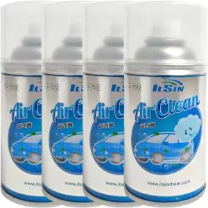 일신 에어크린 110g 차량용 원터치 탈취제 에어컨 실내 냄새 제거 4개 NAVER미