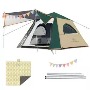 그늘막 캠핑 그린 텐트 4인용 (WFHJKRD)
