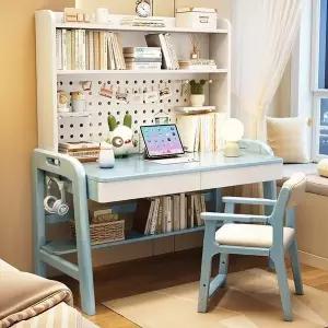 책상 140cm 다용도 높이조절 일체형 (WFHJIOA)