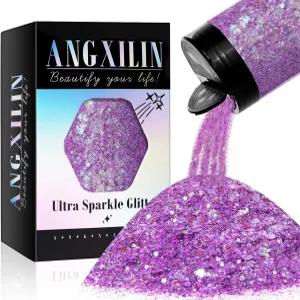 앵실린 홀로그램 청키 글리터 190g/6.7온스 및 파인 믹스 크래프트 페이스 바디 네일 아트용 벌크 시퀀