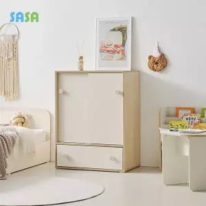 [SASA]사사가구 오슬로 E0 슬라이딩형 800 아동 짧은옷장