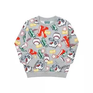 [겐조] K25846 A03 Journey 타이거 아동 맨투맨