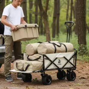 오픈 캠핑카트 접이식 수레 캐리어 3S 왜건 대형웨건