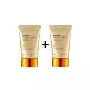 (1+1상품)더페이스샵 내추럴 선 에코 파워 롱래스팅 선크림 50ml(총2개발송)