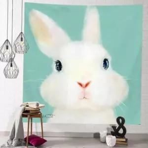 패브릭가리개 인테리어패브릭포스터 거실 분리 가림막포스터 포스터 공간 동물 대 패브릭 귀여운