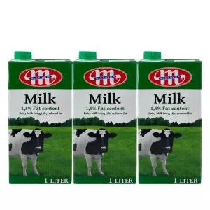 믈레코비타 저지방 우유 1L 3개