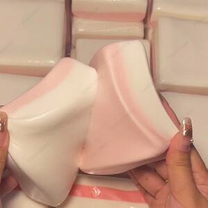 Squishy 양면 끈적 떡 핑크 천천히 상승 느린 리바운드 케이크 빵 스트레스 해소 손 휴식 선워터