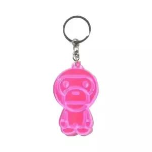 BAPE Baby Milo Reflective Keychain Pink 베이프 베이비 마일로 리플렉티브 키체인 핑크