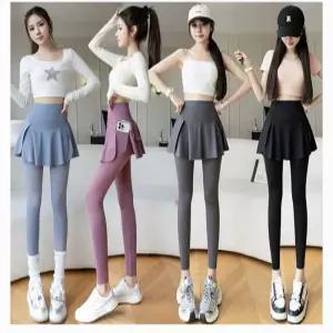 리치힐 치마 레깅스 일체형 골프 테니스 치랭스 하이웨스트 플리츠 빅사이즈