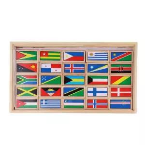 [룽스]세계국기 보드게임 유아교구 유치원교 100개국
