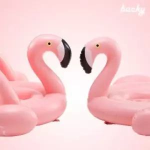 [룽스]플라밍고 유아용품 핑크 튜브(100cm)PP-1