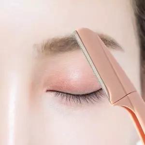 2개입 눈썹정리칼 핑크그레이 깔금하브로우 눈썹칼 (WFHJDQR)