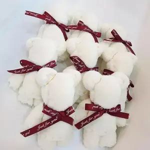 [룽스]생일 답례품 곰 손수건 불투명 생일선물 포장백