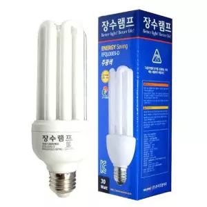 [룽스]전구색 삼파장램프 삼파장전구 형광등 삼파장전구30W