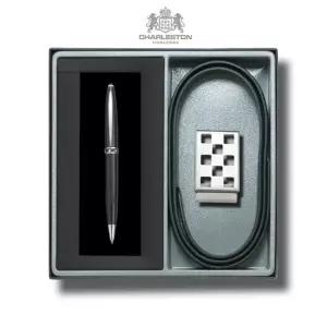 [룽스]정장용 볼펜 선물 고급 벨트 세트