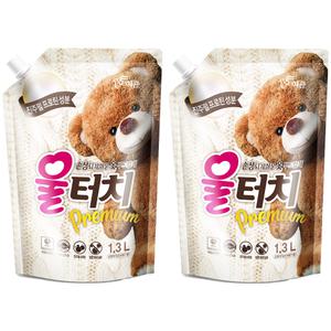피죤 울터치 울세제 울샴푸 중성세제 고급의류 전용 1.3L 2개
