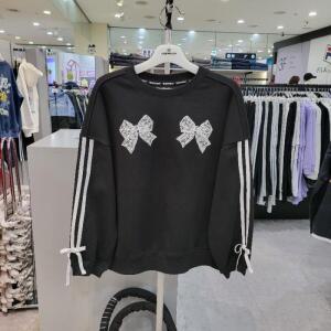 에어워크주니어 sh06 양쪽 투 리본 맨투맨티셔츠  R251G1256B