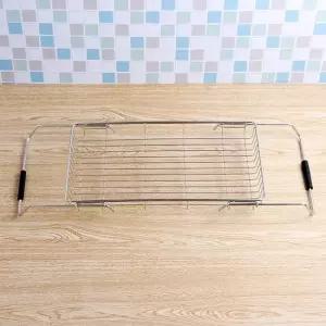 길이조절형 스텐 개수대선반 씽크대거치 식기건조대 스텐개수대선반 씽크대선반